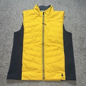NWOT Smartwool Men Smartloft Vest Honey Gold Large 17134-K11